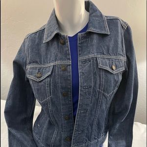 Vtg RARE Tommy Hilifiger Jean Jacket  Unisex Sm.